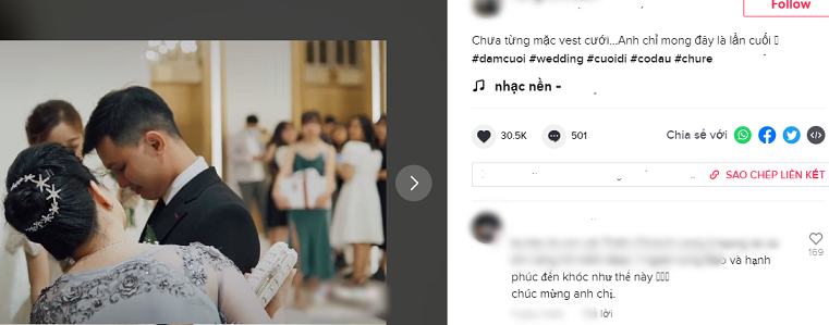 Nguyen nhan gi ma chu re khoc nuc no o dam cuoi