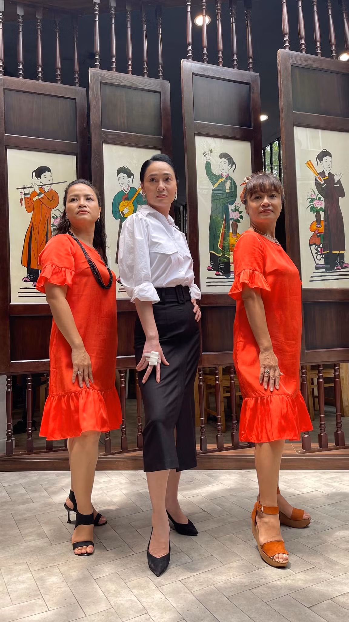 Hậu trường hài hước một cảnh phim chưa lên sóng được Quách Thu Phương chia sẻ liên quan đến ba nhân vật Sa, Xuân và Bích.