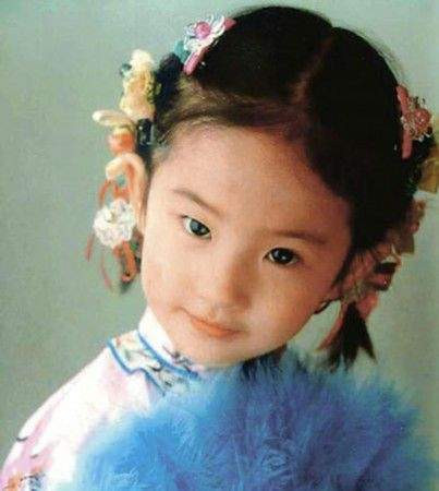 Lưu Diệc Phi thời thơ ấu trông ra sao? - Hình 6 Luu Diec Phi thoi tho au trong ra sao?-Hinh-6