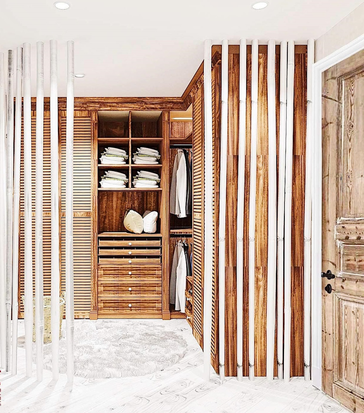 Cầu thang treo lơ lửng trong ngôi nhà mái vòm ở Đồng Nai ảnh 13