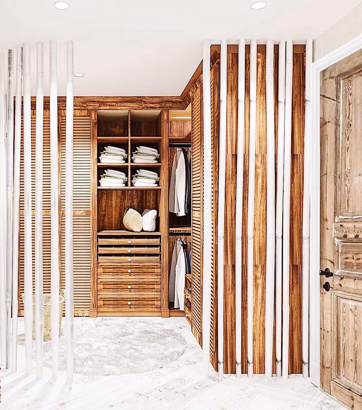 Cầu thang treo lơ lửng trong ngôi nhà mái vòm ở Đồng Nai ảnh 13