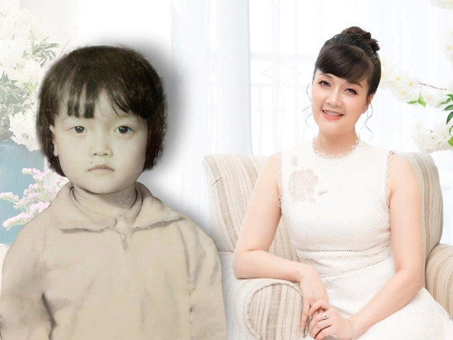 Sở hữu nhiều nét đẹp sẵn có từ thời thơ ấu, Vân Dung chỉ cần trang điểm nhẹ nhàng cũng đủ đẹp nền nã trong chiếc váy trắng pha ren có dáng suông ôm sát.