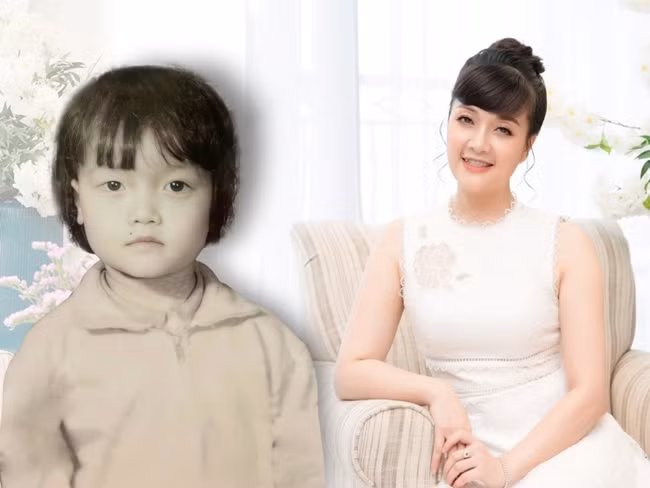 Sở hữu nhiều nét đẹp sẵn có từ thời thơ ấu, Vân Dung chỉ cần trang điểm nhẹ nhàng cũng đủ đẹp nền nã trong chiếc váy trắng pha ren có dáng suông ôm sát.