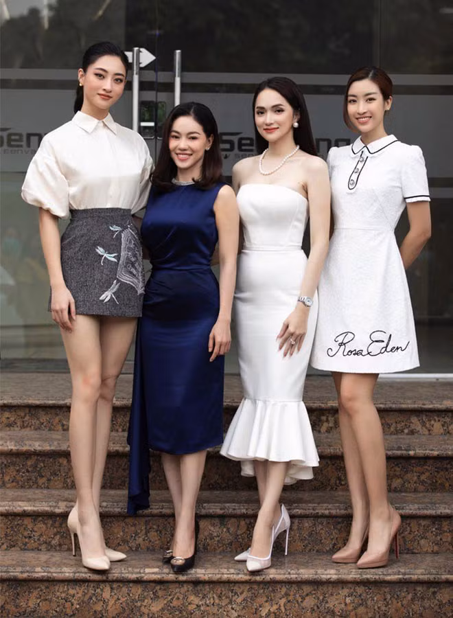 Lương Thùy Linh giống hệt "người khổng lồ" khi hội ngộ với bạn - Hình 3 Luong Thuy Linh giong het