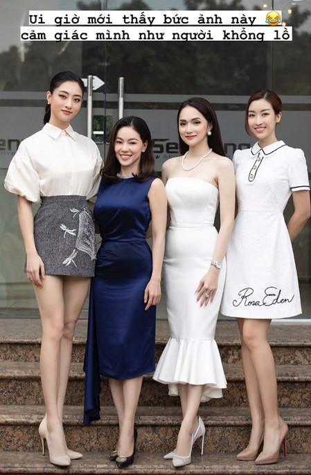 Lương Thùy Linh giống hệt "người khổng lồ" khi hội ngộ với bạn - Hình 4 Luong Thuy Linh giong het