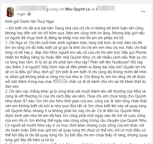 Ban vo cu Hoang Anh dap tra Thuy Nga sau status day do-Hinh-4