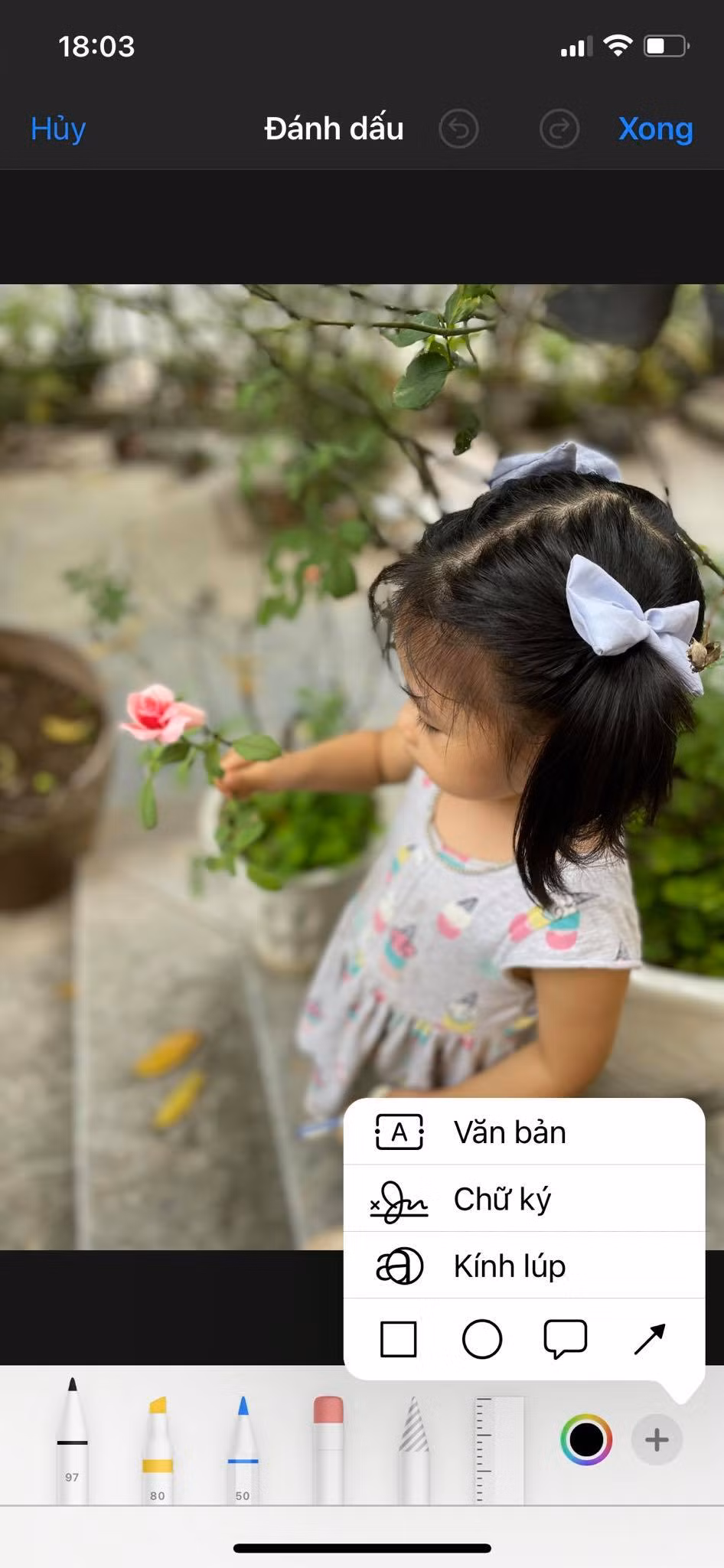 Meo chen van ban len anh tren iPhone, khong phai ai cung biet-Hinh-2