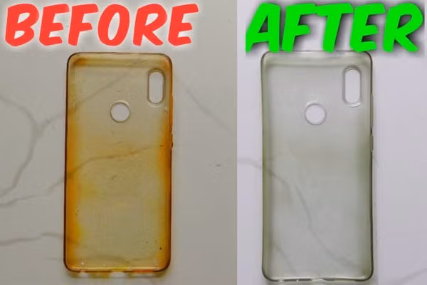 Op dien thoai o vang sach bong trong tich tac chi voi mot giot nuoc nay