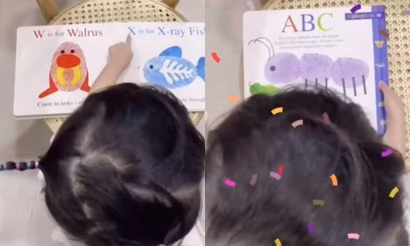 Moi 2 tuoi con gai Truong Giang doc tieng Anh 