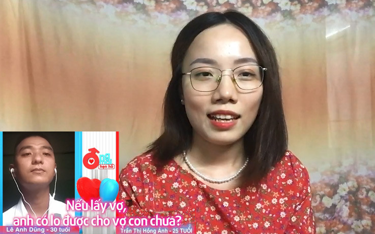 Khi nói về dự định tương lai, nữ trợ lý thật thà hỏi bạn trai: “Nếu sau này lấy vợ, anh có lo được cho vợ con chưa? Ví dụ vợ anh đẻ hai người con gái nhưng mẹ anh muốn có thêm cháu trai thì anh sẽ làm thế nào?”. Chàng trai gốc Thanh Hóa khẳng định: “Anh sẵn sàng lo được rồi mới dám lên đây để tìm một nửa cho mình. Với anh con nào cũng là con mình nên không đòi hỏi lắm và mẹ anh cũng không quan trọng vấn đề đó. Nhiều người không thể có con, mình có là mừng rồi”.