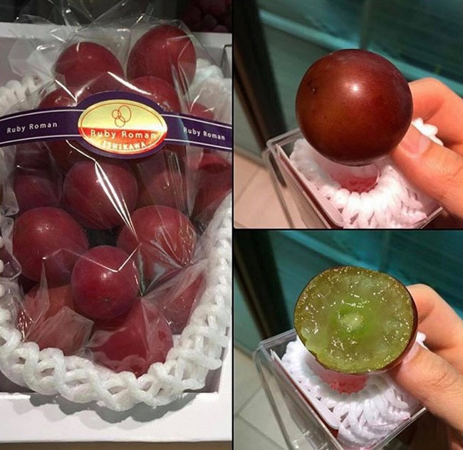 Đây là loại nho không phải ai cũng mua được vì nó rất quý hiếm và được trồng, chăm sóc hết sức cẩn thận, nghiêm ngặt. Ảnh: Mia Fruits