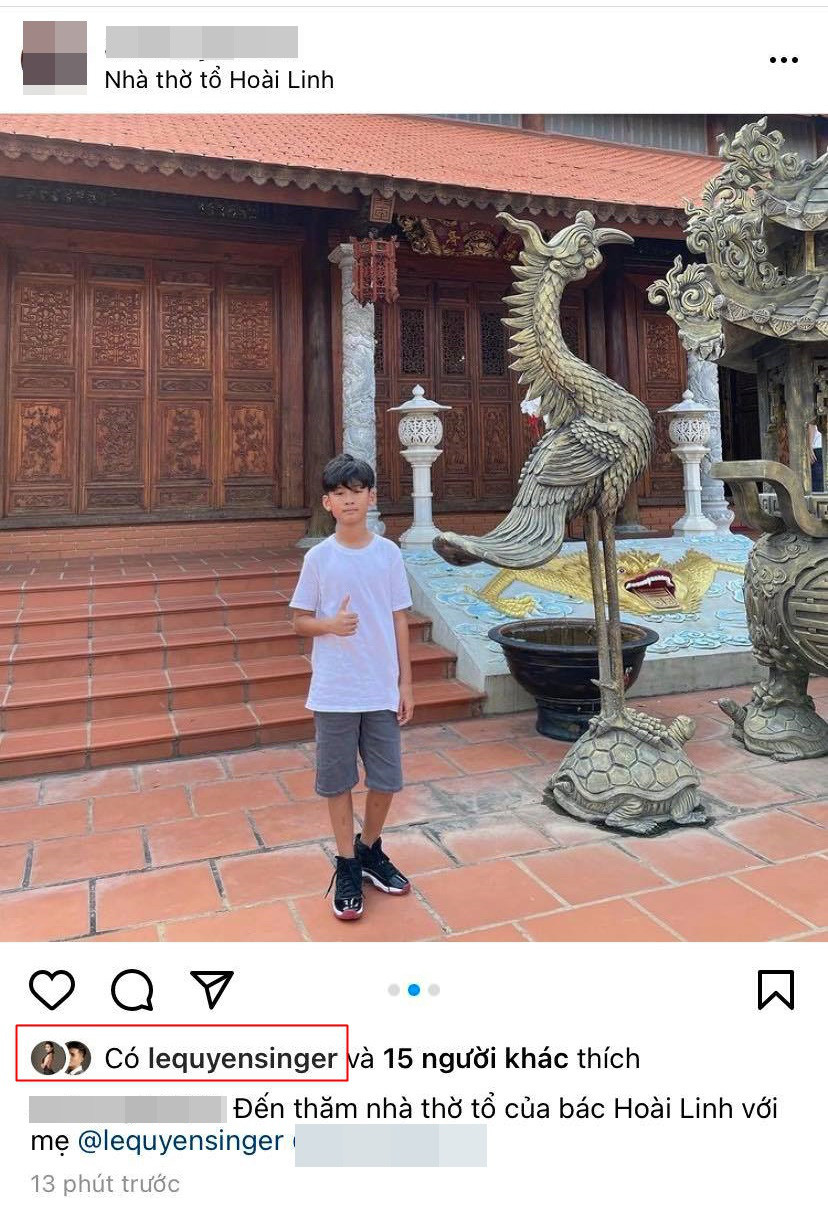 Động thái của con trai Lệ Quyên hé lộ thái độ với "tình trẻ" của mẹ - Hình 2 Dong thai cua con trai Le Quyen he lo thai do voi