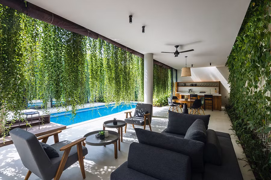 Biet thu vuon xanh muot o Phu Quoc doc dao nho thiet ke khong co cua-Hinh-6