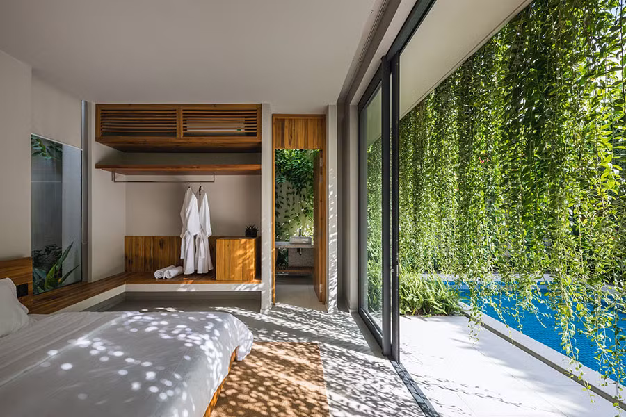 Biet thu vuon xanh muot o Phu Quoc doc dao nho thiet ke khong co cua-Hinh-10