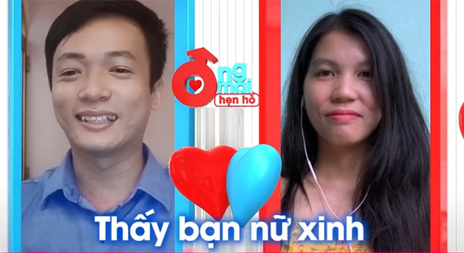 Cùng kết nối trực tiếp, cặp đôi đều có cảm tình dành cho đối phương. Quang Dũng “rung rinh” trước cô gái xinh với giọng nói dễ thương, Nguyễn Phúc cảm nhận bạn trai có khuôn mặt hiền.