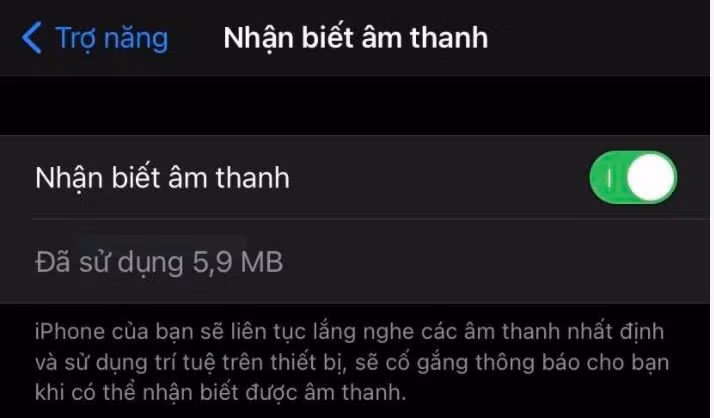 Meo bat tinh nang phat hien tieng em be khoc tren iPhone