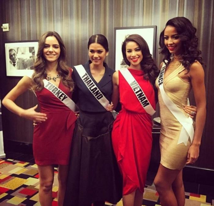 Anh chong Lan Khue sang My co vu Pham Huong bi 