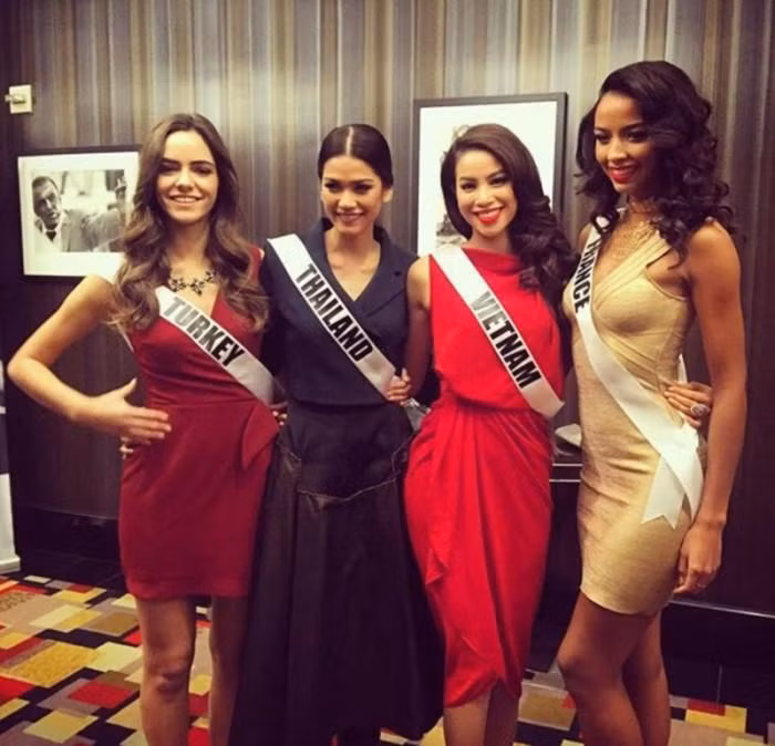 Anh chong Lan Khue sang My co vu Pham Huong bi 