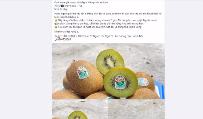 Kiwi xanh cuoi mua tran ngap tren cac group mang xa hoi, gia giam dang ke-Hinh-4