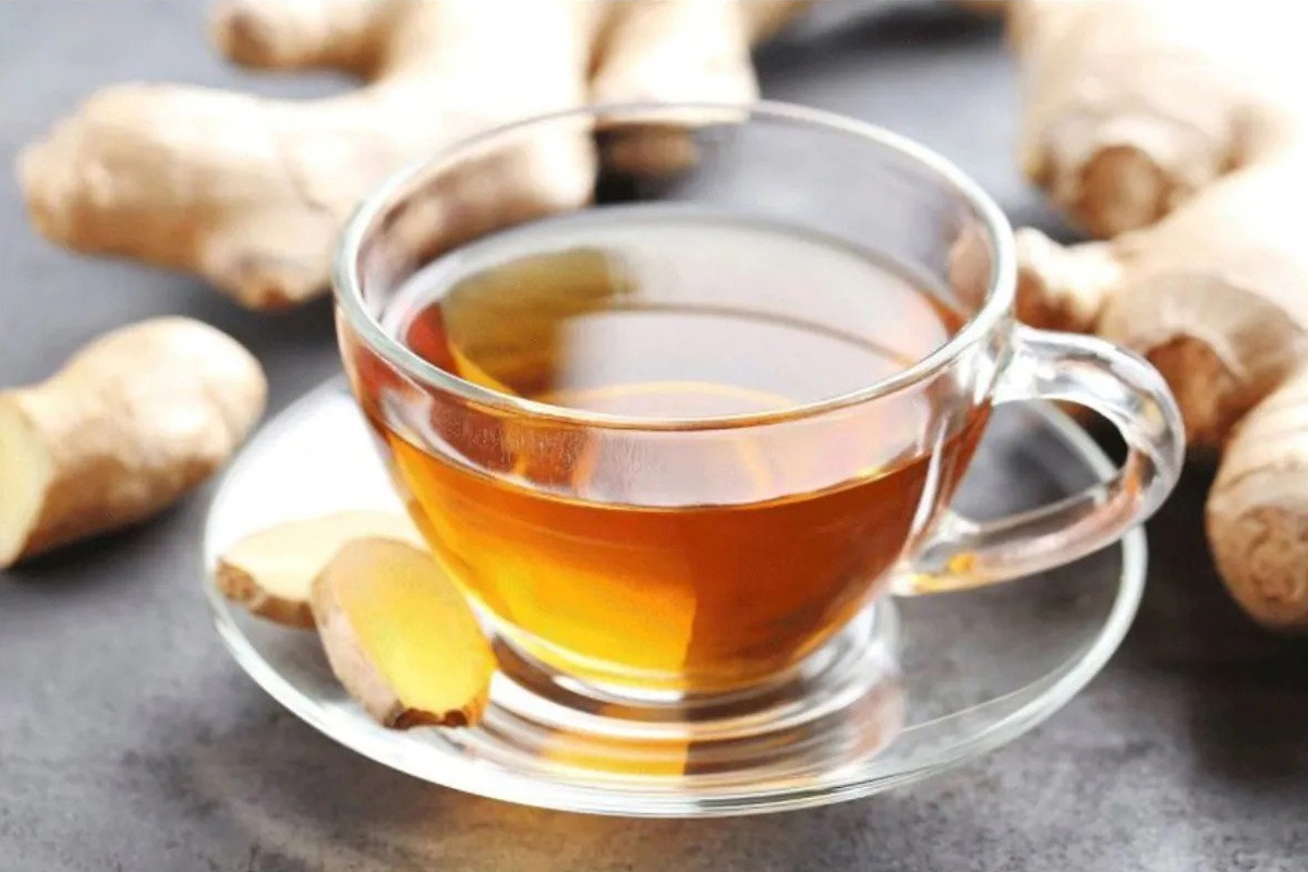  8. Trà gừng: Gừng làm dịu cơn đau bụng, giảm buồn nôn, đầy hơi hay chướng bụng. Trà gừng giúp bạn cảm thấy thoải mái suốt cả ngày, thay cho món cà phê sữa hay cà phê có đường. Ảnh: Samachar Central.