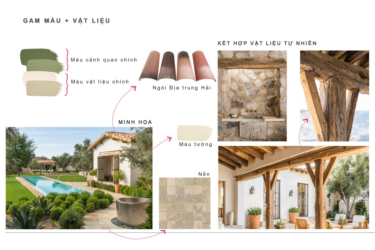 Biệt thự Địa Trung Hải nằm trên núi, quanh năm nghe chim hót