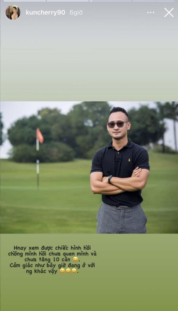 MC Thu Hoài kêu trời vì chồng doanh nhân tăng vù vù 10 kg MC Thu Hoai keu troi vi chong doanh nhan tang vu vu 10 kg