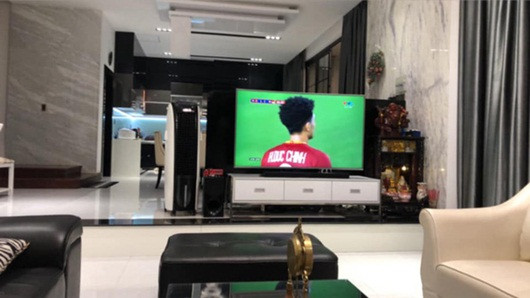 Đây cũng là một trong những không gian thư giãn mà Quốc Trường rất yêu thích.