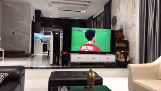 Đây cũng là một trong những không gian thư giãn mà Quốc Trường rất yêu thích.