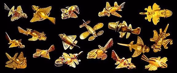 Kết quả cho thấy, chúng đều có thể dễ dàng bay lượn trên bầu trời. Hiện vật trên khiến một số người nghi ngờ rằng người Inca đã tiếp xúc với người ngoài trái đất và được họ trao cho công nghệ chế tạo máy bay phản lực tiên tiến. Số khác lại cho rằng cổ vật trên chỉ được tạo ra nhằm tái hiện mô hình của loài ong, cá hay những động vật có cánh khác.