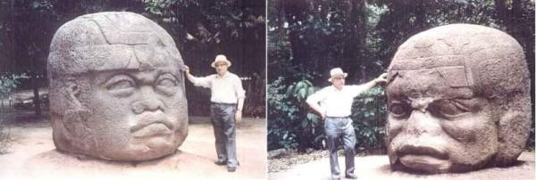 Trên thực tế, hộp sọ của tượng đá bị kéo dài và có các đặc điểm chưa từng xuất hiện trong cuốn sách lịch sử nào cả. Họ tuyên bố bức tượng này có thể mô tả một thành viên của nền văn minh ngoài hành tinh cổ đại. Một số người suy đoán đây chỉ là phần đầu của một công trình lớn hơn bên dưới mặt đất (điều này đã được chứng minh là không đúng sự thật). Tuy nhiên, cơ hội tìm hiểu về bức tượng hiện tại không còn nữa vì nó đã trở thành mục tiêu phá hủy của quân đội cách mạng sau đó.