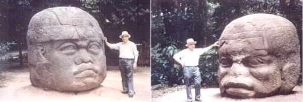 Trên thực tế, hộp sọ của tượng đá bị kéo dài và có các đặc điểm chưa từng xuất hiện trong cuốn sách lịch sử nào cả. Họ tuyên bố bức tượng này có thể mô tả một thành viên của nền văn minh ngoài hành tinh cổ đại. Một số người suy đoán đây chỉ là phần đầu của một công trình lớn hơn bên dưới mặt đất (điều này đã được chứng minh là không đúng sự thật). Tuy nhiên, cơ hội tìm hiểu về bức tượng hiện tại không còn nữa vì nó đã trở thành mục tiêu phá hủy của quân đội cách mạng sau đó.