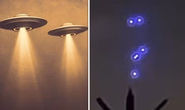 UFO xuat hien tren bau troi thu do London nuoc Anh