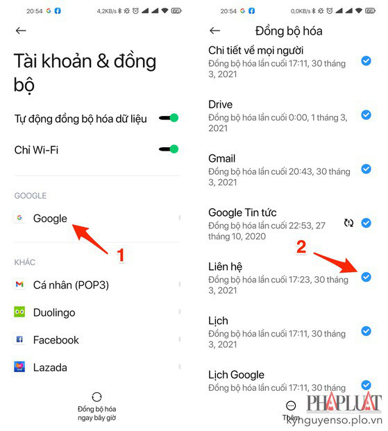 Mách bạn 6 cách sửa lỗi điện thoại bị mất danh bạ - Hình 3 Mach ban 6 cach sua loi dien thoai bi mat danh ba-Hinh-3