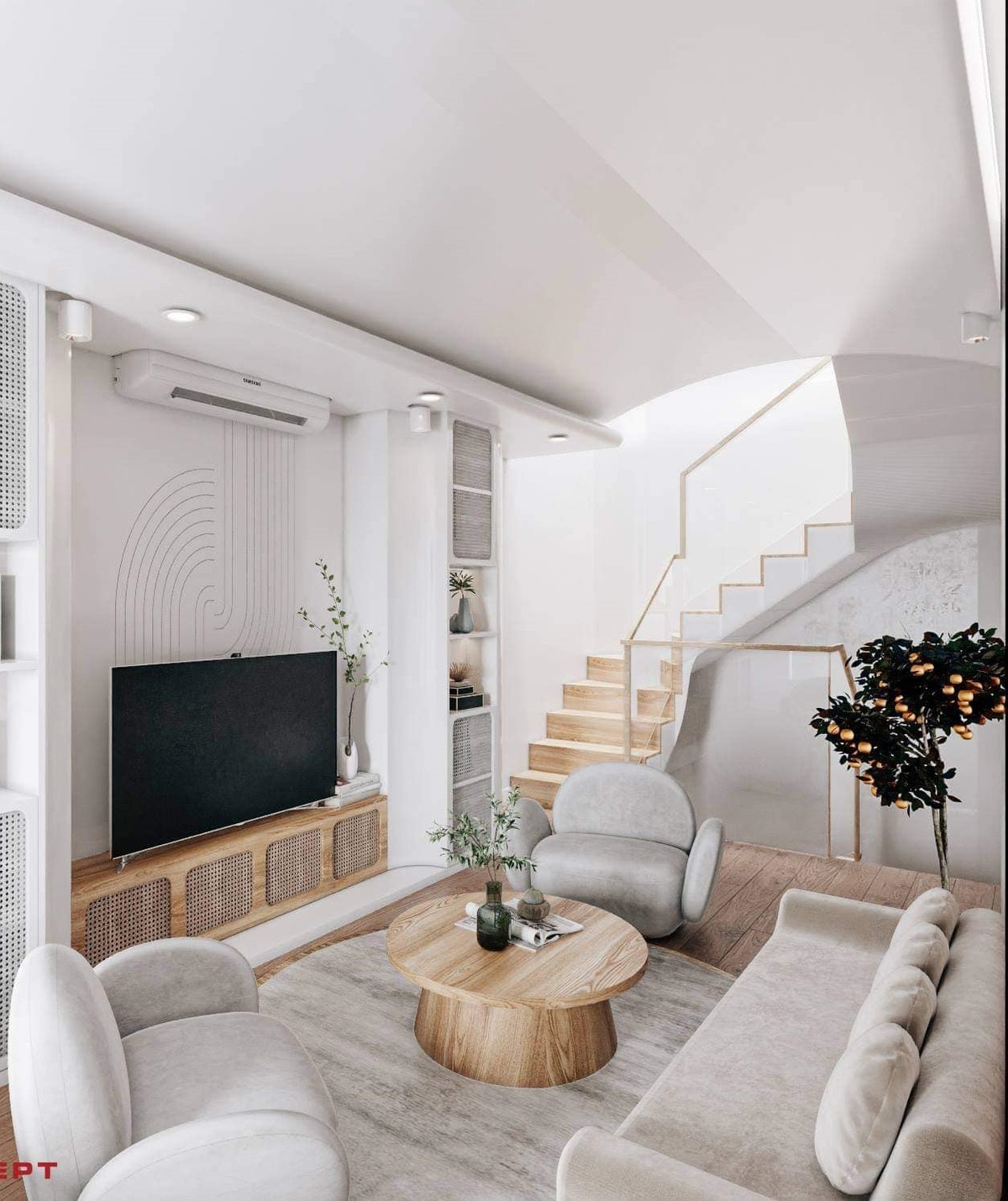 Nha ong 22m2 duoc kien truc su “bien tau” thanh khong gian song thu vi-Hinh-3