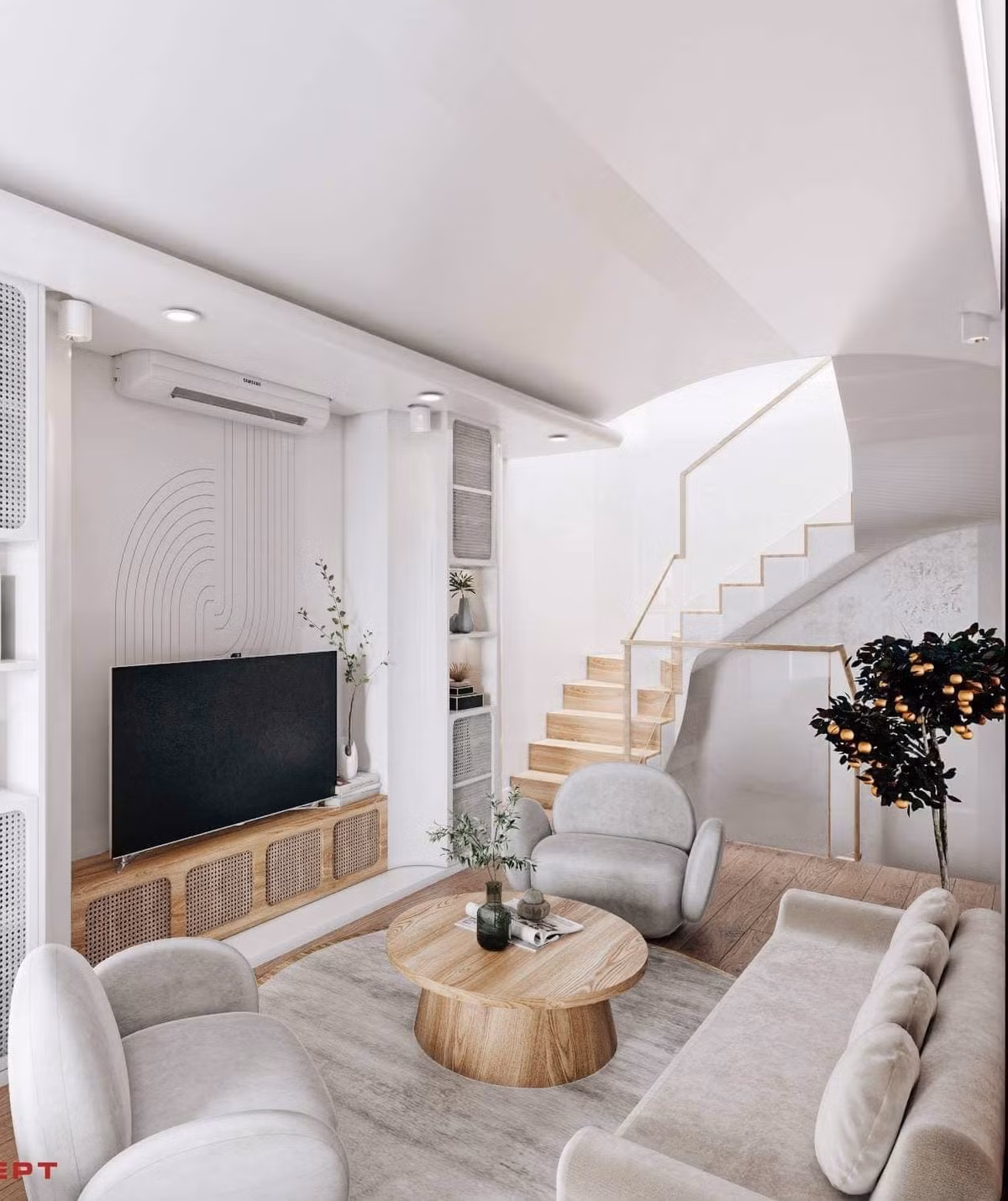 Nha ong 22m2 duoc kien truc su “bien tau” thanh khong gian song thu vi-Hinh-3