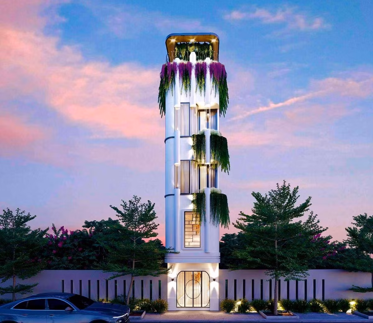 Nha ong 22m2 duoc kien truc su “bien tau” thanh khong gian song thu vi