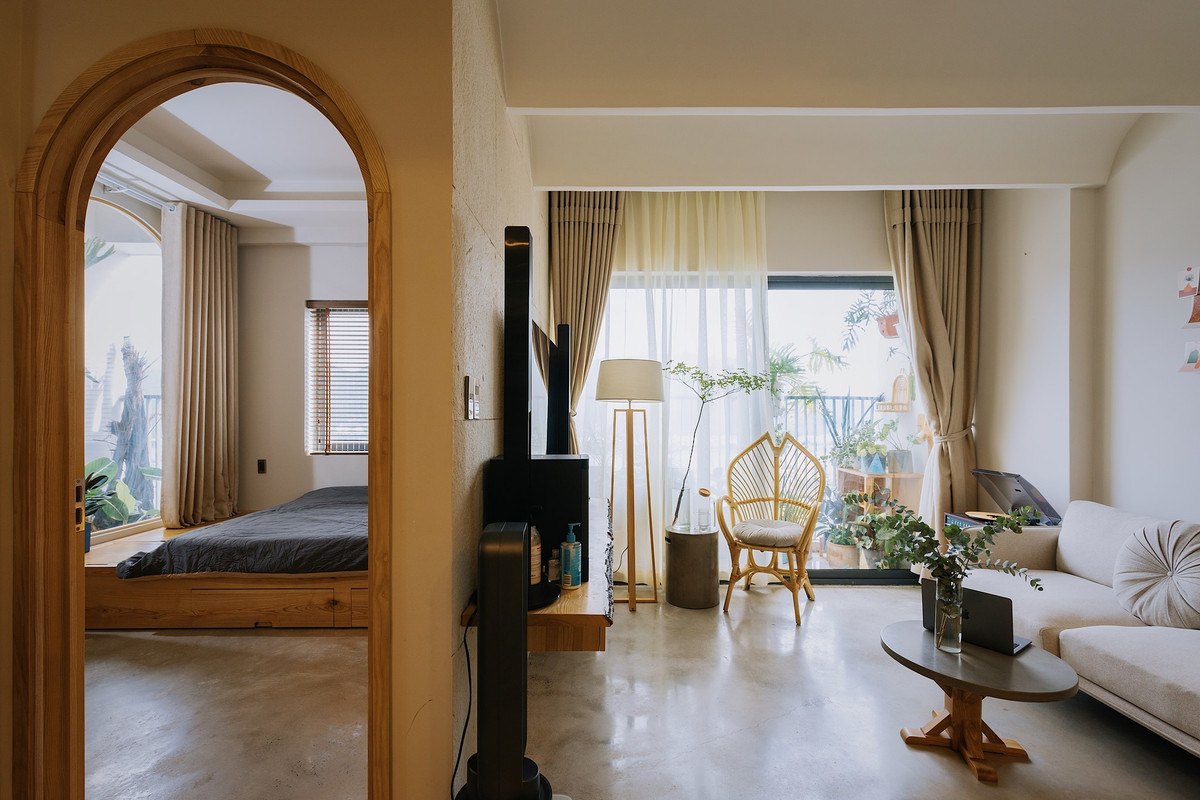 Can ho 63,5m2 tran day anh sang va ngap cay xanh-Hinh-23