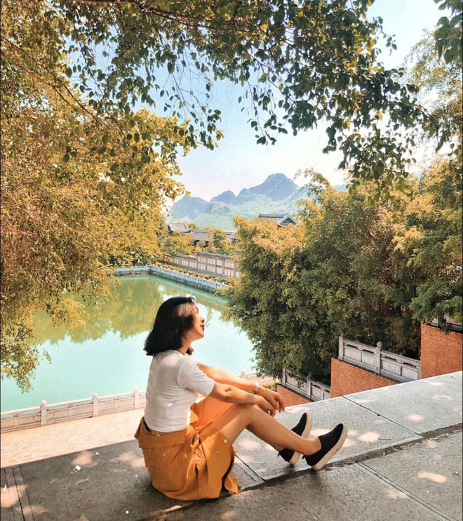 Chùa Bái Đính được ghi nhận là khu chùa rộng nhất Việt Nam. Ngoài ra, nơi đây còn có chuông đồng, giếng ngọc lớn nhất đất nước. Đặc biệt, điểm du lịch tâm linh nổi tiếng này cũng sở hữu số lượng tượng La Hán và cây bồ đề nhiều nhất. Ảnh: Yuu.yenn.