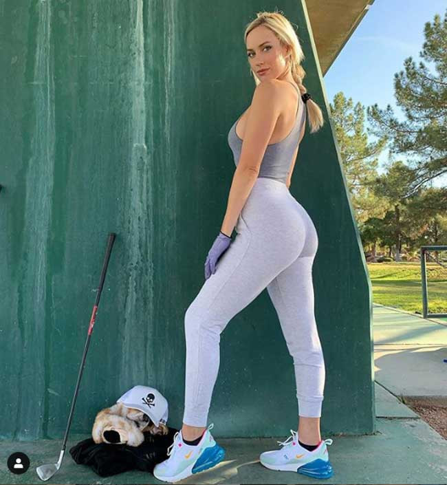 Nữ golf thủ sinh năm 1993 tại Mỹ nổi tiếng không chỉ nhờ bản thân là một tay golf cừ khôi mà còn do trang phục luôn rất bốc lửa.