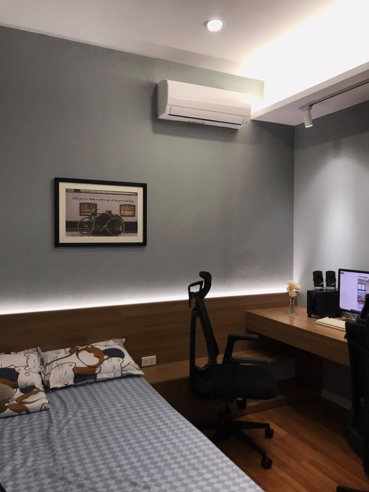 Phòng ngủ chính và phụ.