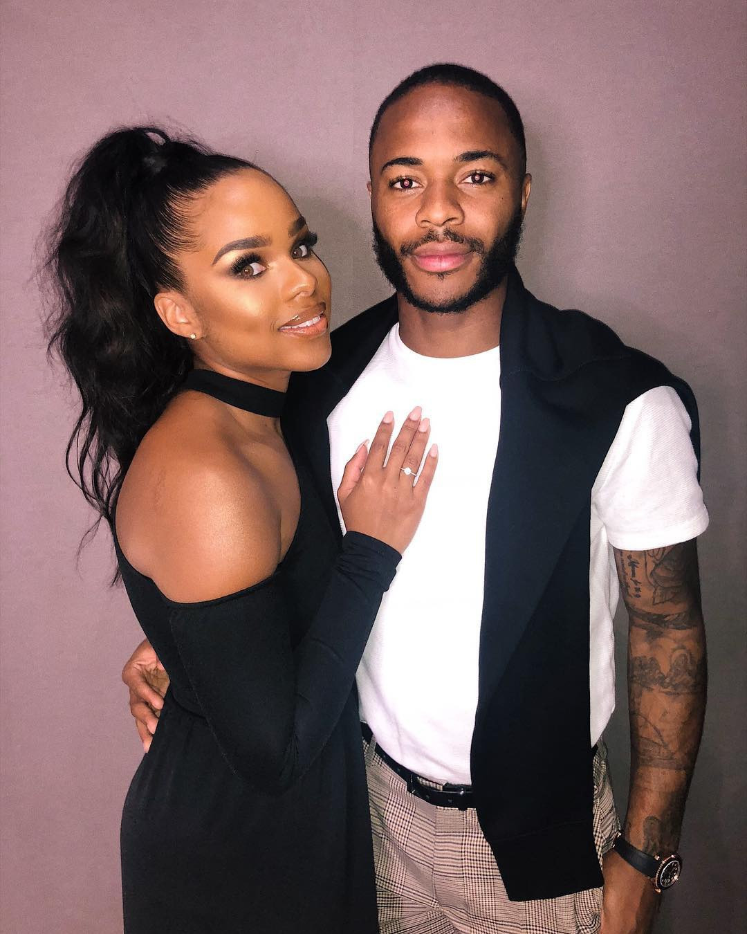 Sau tất cả những scandal lăng nhăng, ngoại tình, Sterling vẫn trở về với bạn gái thời niên thiếu Paige Milian. Milian được cho đã chấp nhận bỏ qua lỗi lầm của bạn trai khi nghĩ về quãng thời gian dài gắn bó của cả hai. Milian lần đầu gặp Sterling trong khoảng thời gian anh chỉ mới khởi đầu sự nghiệp thể thao ở Queens Park Rangers (2003-2010). Cô đã từ bỏ công việc của mình ở JD Sports để chuyển về sống với Sterling ở Liverpool sau khi nam cầu thủ rời Queens Park Rangers.