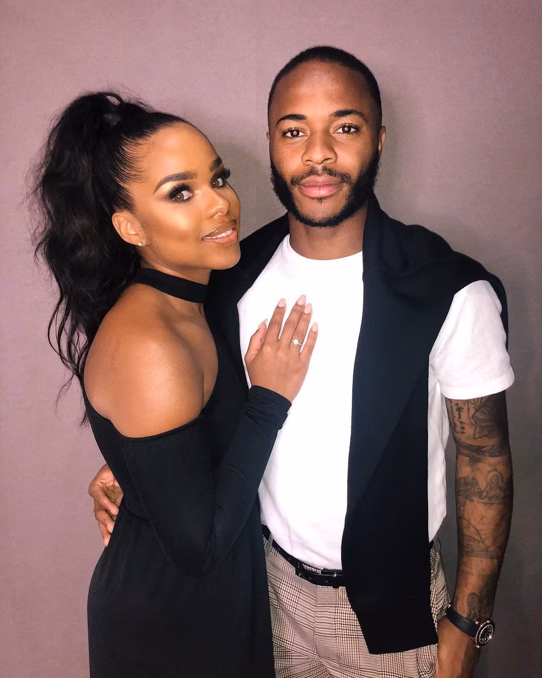 Sau tất cả những scandal lăng nhăng, ngoại tình, Sterling vẫn trở về với bạn gái thời niên thiếu Paige Milian. Milian được cho đã chấp nhận bỏ qua lỗi lầm của bạn trai khi nghĩ về quãng thời gian dài gắn bó của cả hai. Milian lần đầu gặp Sterling trong khoảng thời gian anh chỉ mới khởi đầu sự nghiệp thể thao ở Queens Park Rangers (2003-2010). Cô đã từ bỏ công việc của mình ở JD Sports để chuyển về sống với Sterling ở Liverpool sau khi nam cầu thủ rời Queens Park Rangers.