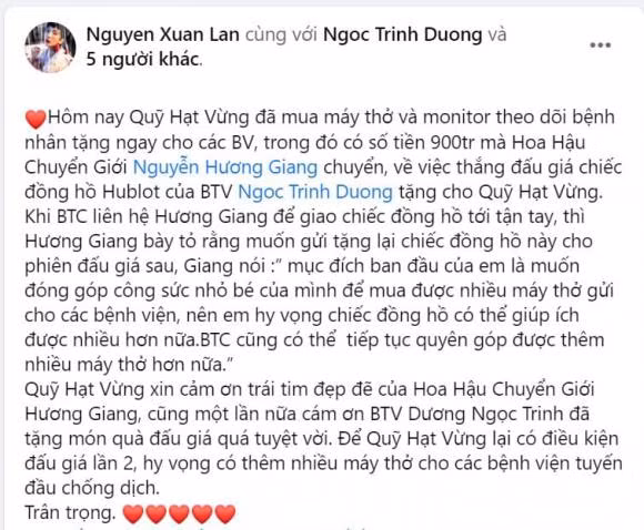 Hoa hau Huong Giang lam gi voi chiec dong ho vua mua tu BTV Ngoc Trinh?-Hinh-4