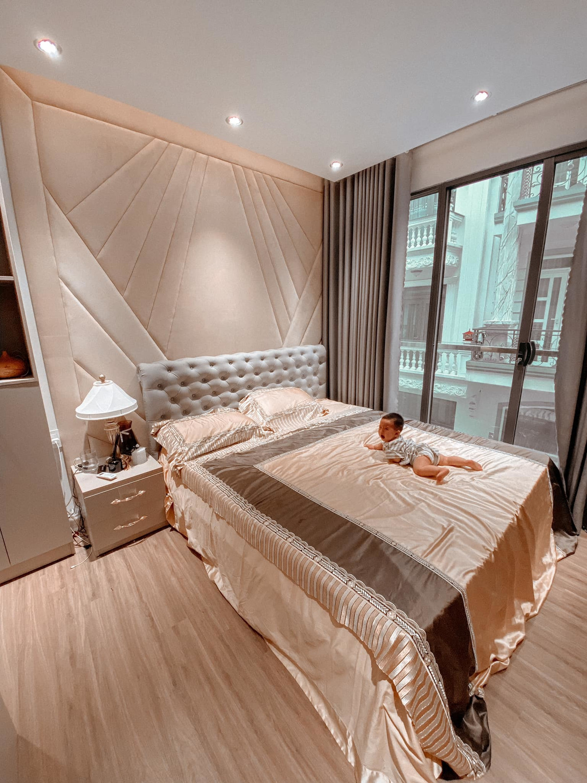 Nha dien tich 50m2 van co ho boi, vuon gac mai nho thiet ke nay-Hinh-11