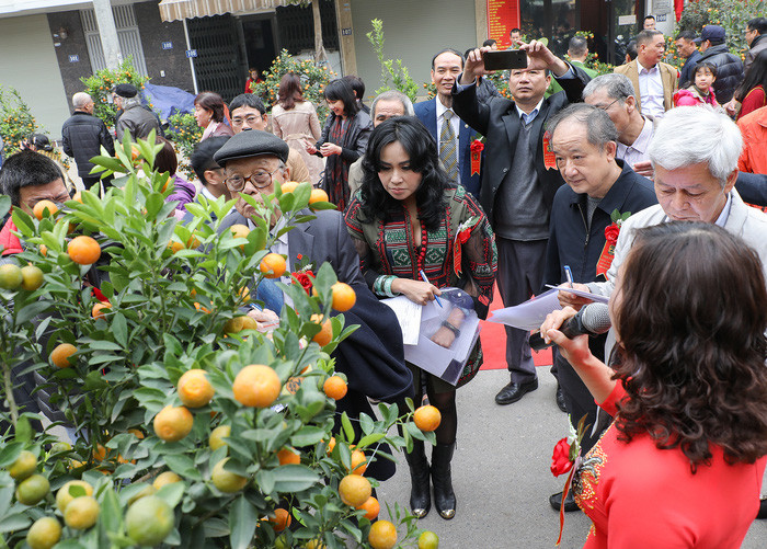 Ngoài ra, những nhà vườn Tứ Liên còn có những mẫu quất được ghép với những gốc cổ thụ lâu năm. Chị Hồng, chủ một vườn quất trên địa bàn, cho biết: "Do những mẫu quất này có giá bán cao nên người đến thuê là chủ yếu. Các mẫu quất bonsai tại vườn của chị đã được đặt cách đây nửa tháng. Những cây đặt trước sẽ được treo biển, đến ngày hẹn sẽ được chở đến tận nhà".