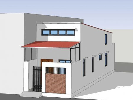 Nhược điểm của nhà ống cấp 4 mái tôn là nóng vào mùa hè do chất liệu tôn hạn chế về khả năng hấp thụ và thoát nhiệt. Vào mùa mưa, mưa to rơi xuống mái tôn sẽ tạo tiếng ồn lớn