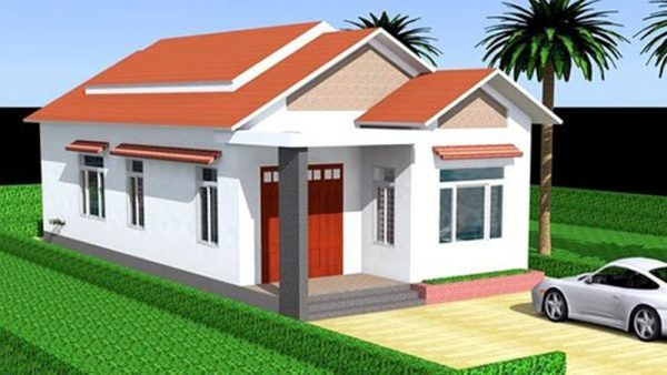 Ưu điểm của nhà ống cấp 4 mái tôn là thời gian thi công nhanh, tiết kiệm chi phí