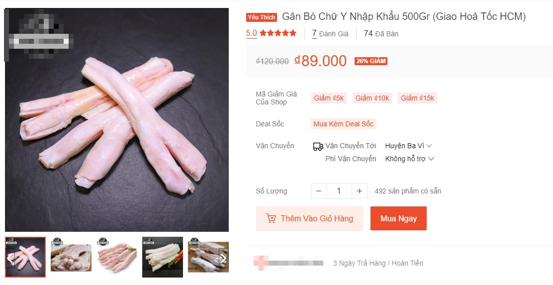 Bo phan cua bo gia chi bang 1/2 thit, menh danh 