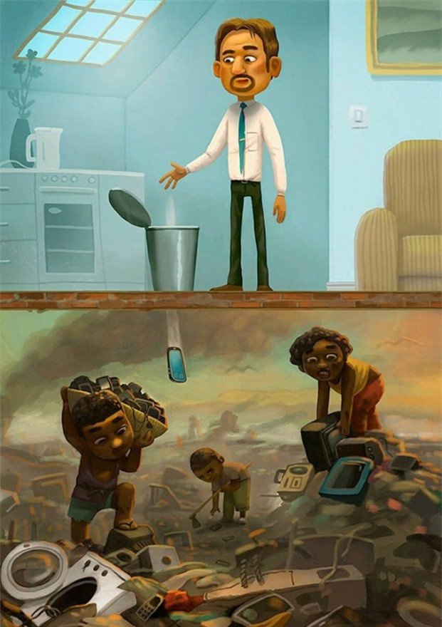 Rác thải của người này là nguồn sống của người khác