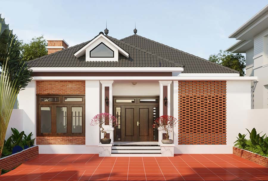 Nhà mái Thái đơn giản mà đẹp, tiết kiệm chi phí cho gia chủ ảnh 4